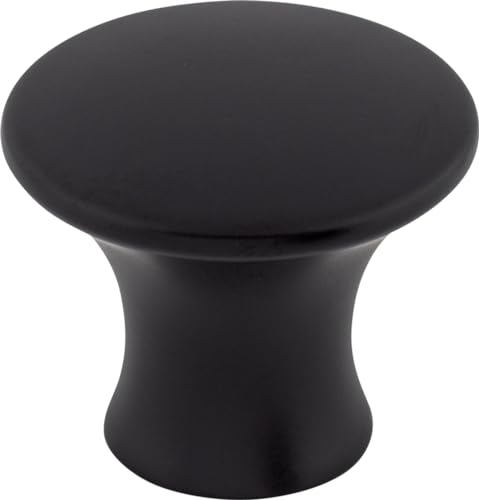 Top Knobs TK592BLK Mercer Collection 1-5/16" Oculus Large Round Knob,