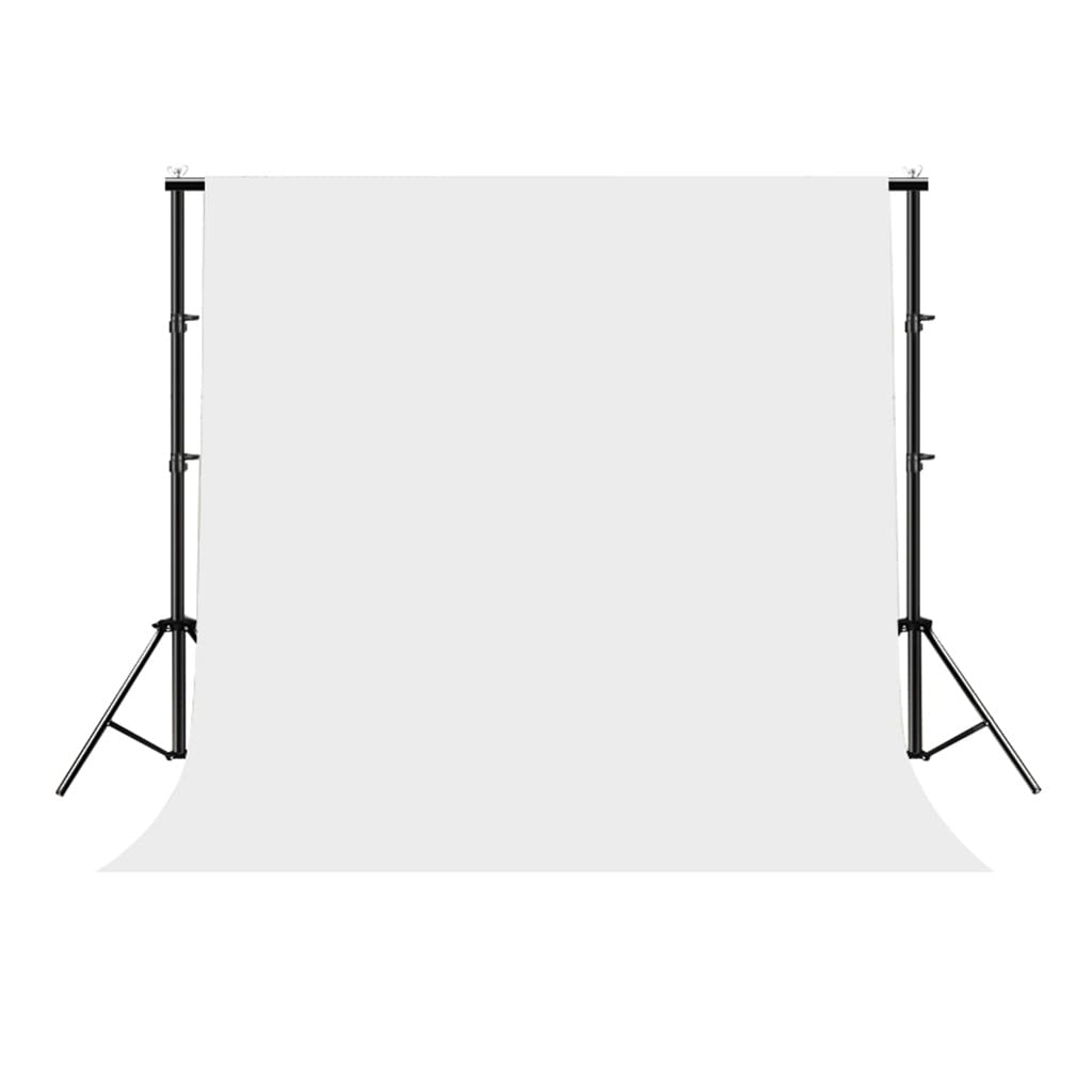 Fondali Chroma Key con Supporto | Fondali Portatili per Streaming Live e riprese | Uso Interno ed Esterno (Colore: Bianco, Dimensioni: 3x5 m/9,8x16,4 Piedi)
