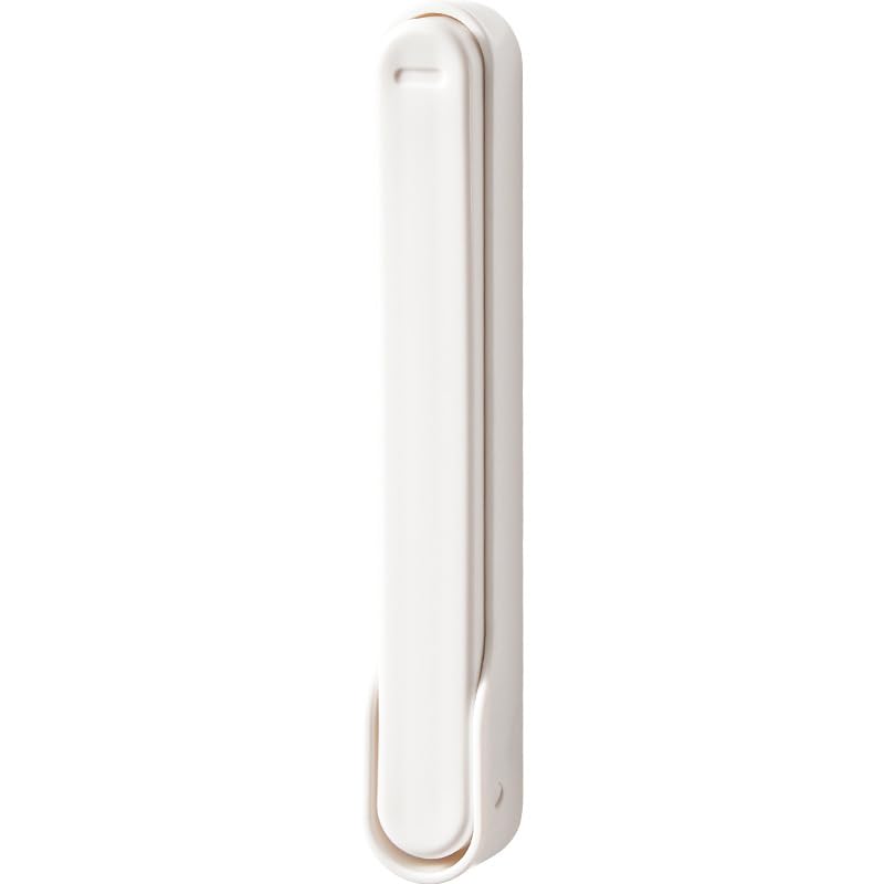Foldable Wall-Mounted Clothes Hanger White Retractable Closet Storage Rack No-Drill Installation 90-Degree Folding Design with Anti-Slip Clips