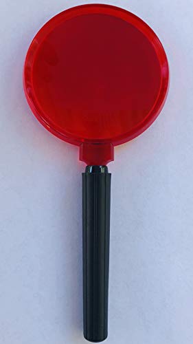 Playfully Connected Games Hidden Message Decoder Red 60mm Lens 2X/4X Magnifier