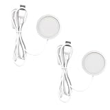 2 Stück LED-Lampenbeleuchtungsset für 3D-Druckermodelle mit USB-Adapter, Kompatibel mit Bambu Lab LED-Beleuchtungsset,Nachtlicht Modelle Ersatz,Verschiedenen Lampenschirmmodellen Led-Leuchten