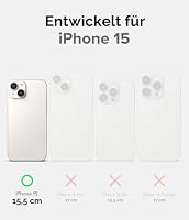 Ringke Onyx für iPhone 15 Hülle, [Griffig] rutschfest Anti-Fingerabdruck Stoßfest Kratzfest Passgenau Stilvoll Handyhülle mit Präzisen Kameraausschnitten - Dark Green – Ansicht 2