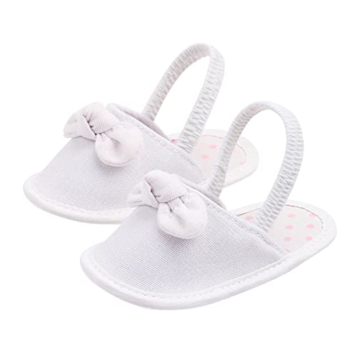 Baby Boy Sandals Closed Toe Sandals Toddler Girl Bowknot First Walkers Crib Beach Vocation Flats Shoes With Strap
