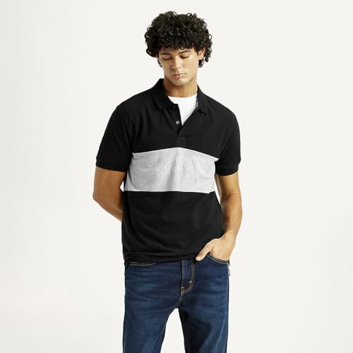Image of Levi's Men's Pure Cotton Slim Fit Polo T-Shirt