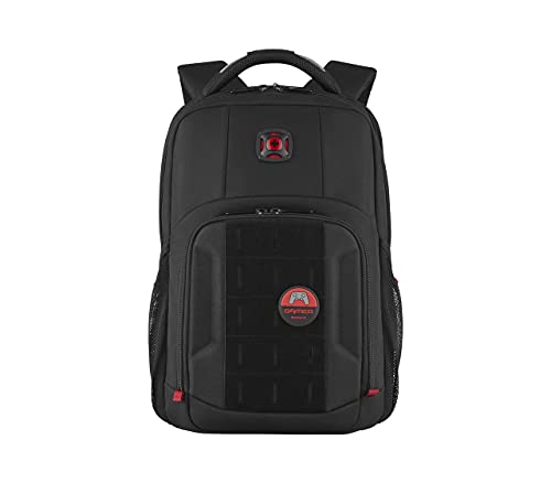 Wenger Zaino Porta Pc Playerone Gaming, Notebook 17”, Tablet 12”, Organizer, 29 L, Uomo Donna, Ufficio Università Scuola Viaggi, Nero, 611650 - 4