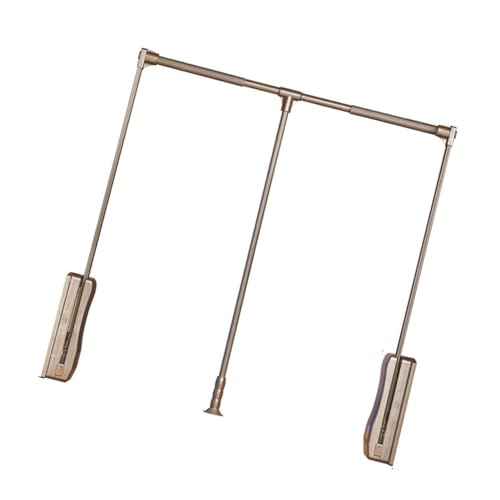 Support de penderie polyvalent rabattable en métal pour dressing de luxe