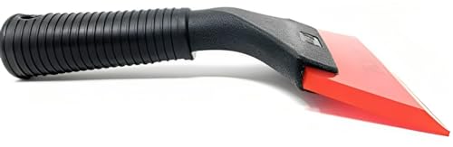 Red 5 inch Rubber Squeegee