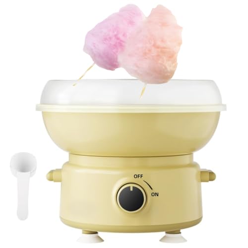 Cotton Candy Machine - 500W Portable, Mini-Cotton Candy Maker for Kids, Efficient Electric Heating...