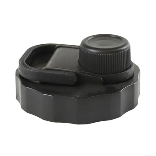 Couvercle à bec verseur pour bouteille d'eau à large goulot, bouchon anti-fuite, remplacement portable pour sports de plein air (noir)