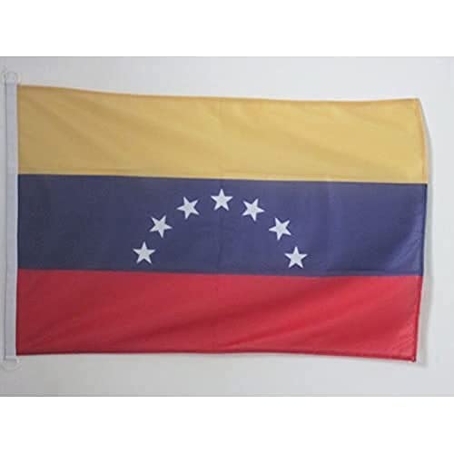 Bandiera Navale Venezuela Antica 45X30Cm - Bandiera Maritima Venezuelana 30 X 45 Cm Speciale Nautismo - Az Flag