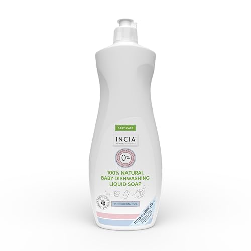 Bulaşık Sabunu, %100 Doğal Bebek Bitkisel Emzik Biberon Temizleyici Vegan 500 ml