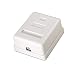 AISENS A139-0301 - Roseta de Superficie RJ45, Color Blanco