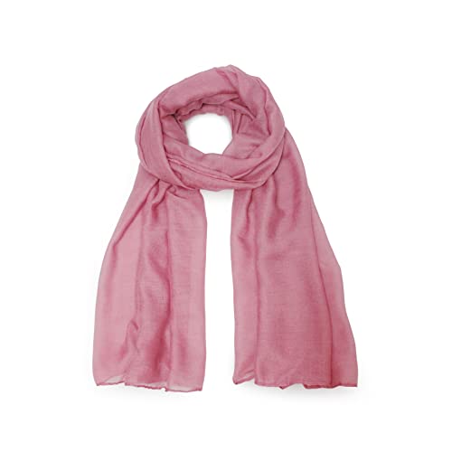 NEOAVT Spring Summer Cotton Feeling Women Solid Color Light Soft Long Scarf Wrap Shawl