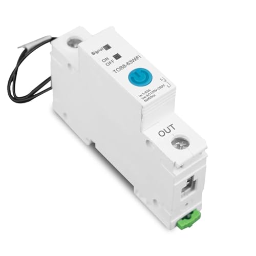 Interrupteur intelligent 63A L+N pour mesurer la consommation kWh en temps réel