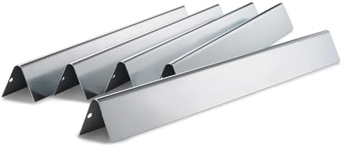 Weber Flavorizer Bars, Edelstahl, passend für Genesis 300 Serie mit Bedienknöpfen auf der Vorderseite (5er-Set)