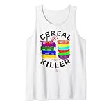 Vintage Cereal Killer Food Pun Funny Cereal Lover