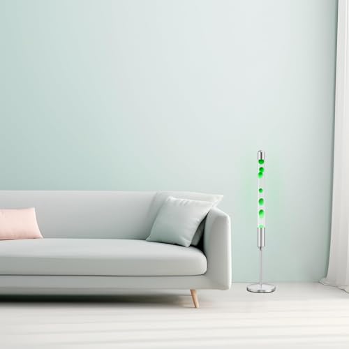 Image of Kyzfy 47.5-Inch Liquid Motion Lamp,Magma Lamp, Mood Relaxation Light,Suitable for Home Decoration,Office Decoration, Cafes,Bars,Etc (47.5IN (Silver))
