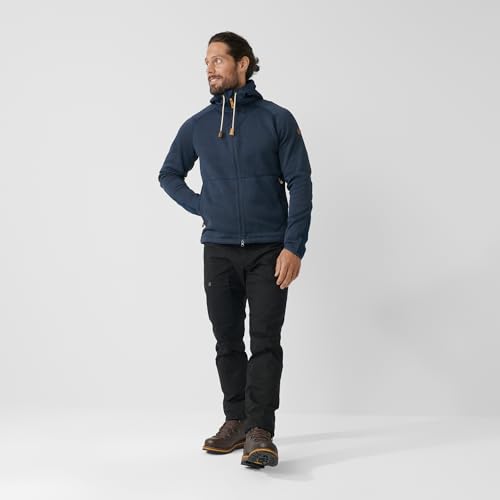 Fjällräven Herren Övik Fleece Hoodie Jacke, Deep Forest, M
