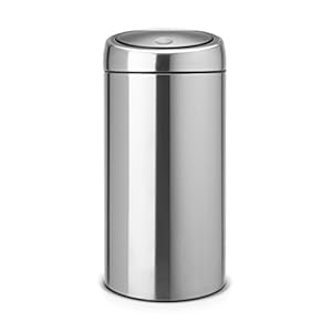 Brabantia Touch Bin Prullenbak 2x20L – Recycling – 2 Kunststof Binnenemmers – Matt Steel Fingerprint Proof