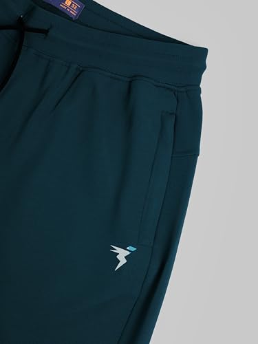 Image of TECHNOSPORT Men Solid Slim Fit Sports Shorts TS Flexi Polyester Mid Rise Drawstring Shorts Pant for Men Pockets Gym Workout Running Joggers Casual Quick Dry