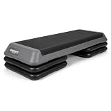 Step aeròbic antilliscant amb altura ajustable – estructura resistent, ús domèstic i professional – Plataforma fitnes per a cardio i tonificació (110 × 40 × 20 cm)