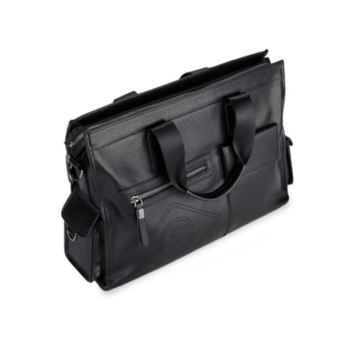 Men's Bag Leather Men's Handbag Cowhide Computer Bag Business Large Capacity Briefcase Crossbody4