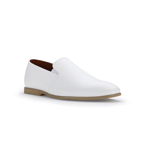 Image of Ferro Aldo Men's Slip-On Loafers | Woven Espadrille & Classic Styles | Casual & Formal Dress Shoes