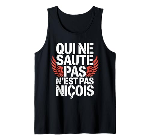 Photo de Supporter Nice Football | Qui Ne Saute Pas Niçois Fan Aiglon Débardeur