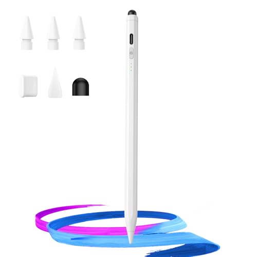 Hastraith Stylus Pen for iPad(2025-2018),13 mins Fast Charge Pencil with Tilt Sensitivity and Palm Rejection for iPad A16/10/9/8/7/6,Air 13