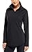 Miusey Long Sleeve Activewear Tops for Women to Wear with Leggings, Quarter Zip Pullover Women Polo Shirts Quick-Dry Exercise Outdoor Recreation Zip Top Black X-Large