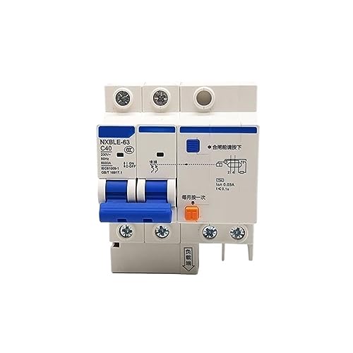 Diferencial superinmunizado NXBLE-63 2P 50A 30mA 6kA para carril DIN monofásico