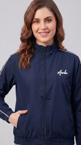 Image of Women Lightweight Jacket | Solid Casual Windcheater With 2 Pockets