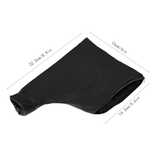 TRKETK 4 Pcs Black Planer Dust Bag, Adjustable Stand Dust Collector Bags with Zipper Lightweight Mitre Saw Dust Proof Mouse Sander Dust Bag for Aluminum Sawing Machine 255 Miter Saw Accessories 2 TRKETK 4 Pcs Black Planer Dust Bag, Adjustable Stand Dust Collector Bags with Zipper Lightweight Mitre Saw Dust Proof Mouse Sander Dust Bag for Aluminum Sawing Machine 255 Miter Saw Accessories - Image 2