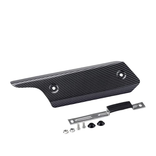 Motocicleta Protector Calor Componentes De Montaje De La Cubierta Protectora del Tubo De Escape Universal para Motocicleta: Antiescaldamiento, Anticolisión Y Decorativa.