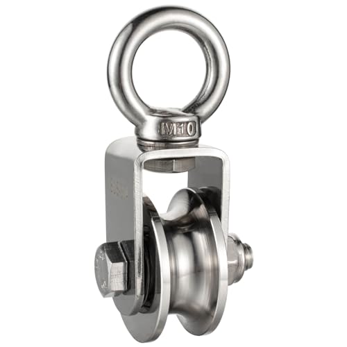 Poulie de poulie pour cordes en acier inoxydable 304, charge maximale 500kg