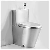 Sperimenta uno scarico silenzioso ed efficiente con il nostro WC all-in-one, progettato per prestazioni ottimali. Questo moderno WC dispone di un potente motore a sifone e di un sistema a doppio scarico (3L/6L) per risparmiare acqua. Il serbatoio dell'acqua da 6 litri garantisce un funzionamento affidabile, mentre il tubo di scarico spazzolato aiuta a prevenire intasamenti e perdite, rendendolo una scelta pratica per il tuo bagno.