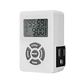 BN-LINK Digital Infinite Repeat Cycle Timer for Electrical Outlets Indoor,24 Hour Programmable Outlet Timers, Energy Saving 3 Prong Outlet with...