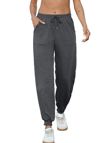 Nieery Pantalones Deportivos Mujer Pantalones Chandal Mujer Largos Pantalones Chandal con Bolsillos para Yoga Fitness Jogger Correr Casual