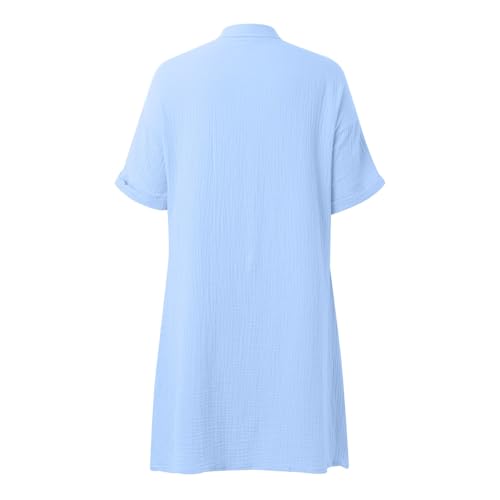 Robe ample decontractee solide pour masquer les rondeurs avec style - 5