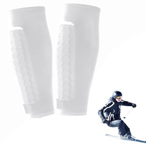 Skiguard Pro Protège-tibias Ski 1 paire de protège-tibias Skiguard Socks Respirant Antidérapant Élastique Anti-collision Leggings Housse Shindefender Shin Guards Shin Defender