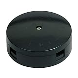 30A Junction Box 3 Terminals for Secure Electrical Connections (Pack 3, Black)