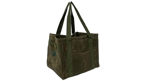 UJack(ユージャック) 薪バッグ 薪ケース 防水 パラフィン 加工 帆布 オリーブ 大容量収納 汎用バッグ