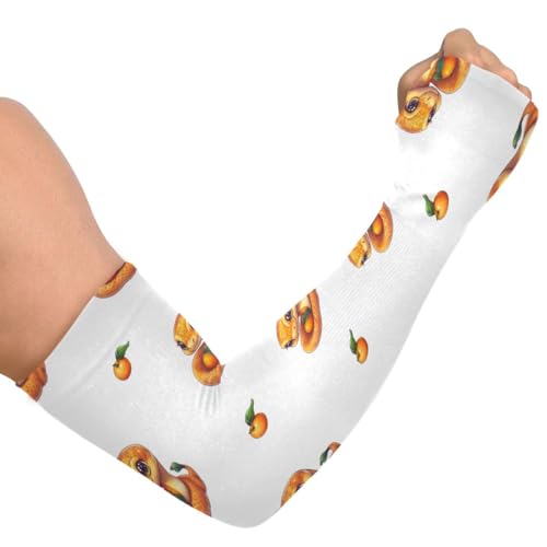 Cooling Arm Sleeves for Men Women UV Sun Protection Arm Covers Snake Compression Sleeves Sports Football Golf Cycling