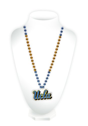 NCAA UCLA Bruins Team Logo Mardi Gras Style Beads