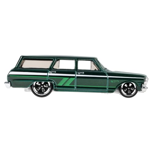 Hot Wheels 1:64 Escala, Camioneta Die-Cast Chevy Nova '64 miniatura 3