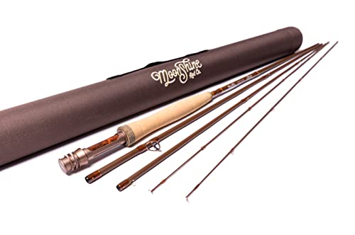 Moonshine Rod Co. The Drifter Ii Series Fly Fishing Rod With Carrying Case And Extra Rod Tip Section, #TOP7