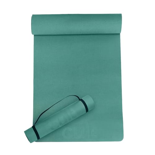 Image of Cult Yoga Mat EVA 5mm with Carry Strap - Non-Slip, Cushioned, Sweat-Resistant, Eco-Friendly Workout Mat for Home Gym & Fitness - Sage Green