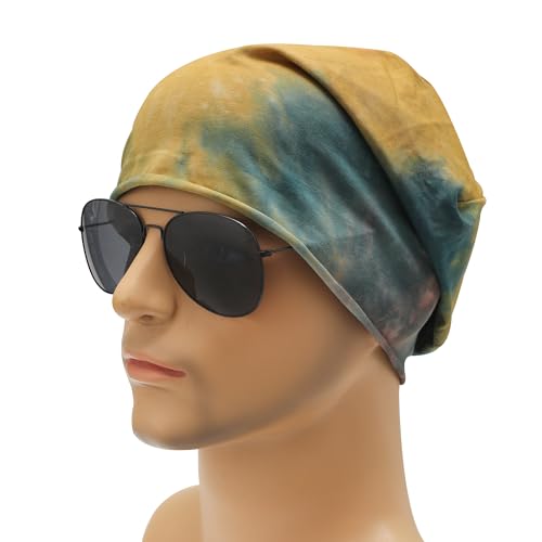 Image of ZLYC Cotton Thin Slouchy Beanie Hat for Men Women Fashion Soft Stretch Knit Skull Cap