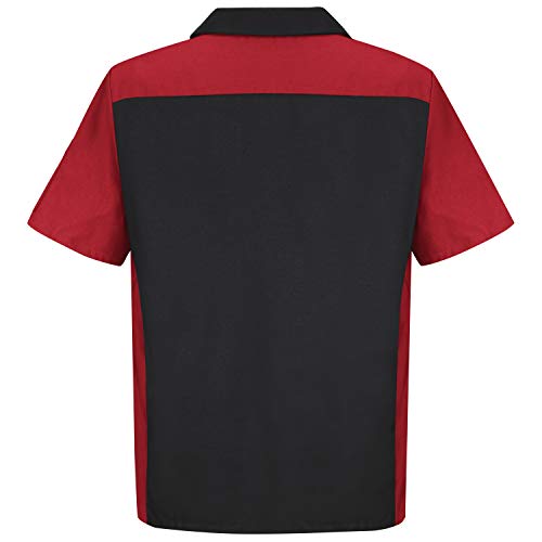 Image of Red Kap Short Sleeve Two-Tone Crew Shirt