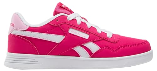 Reebok Girl's Court Advance Elastic Lace & Top Strap Sneaker